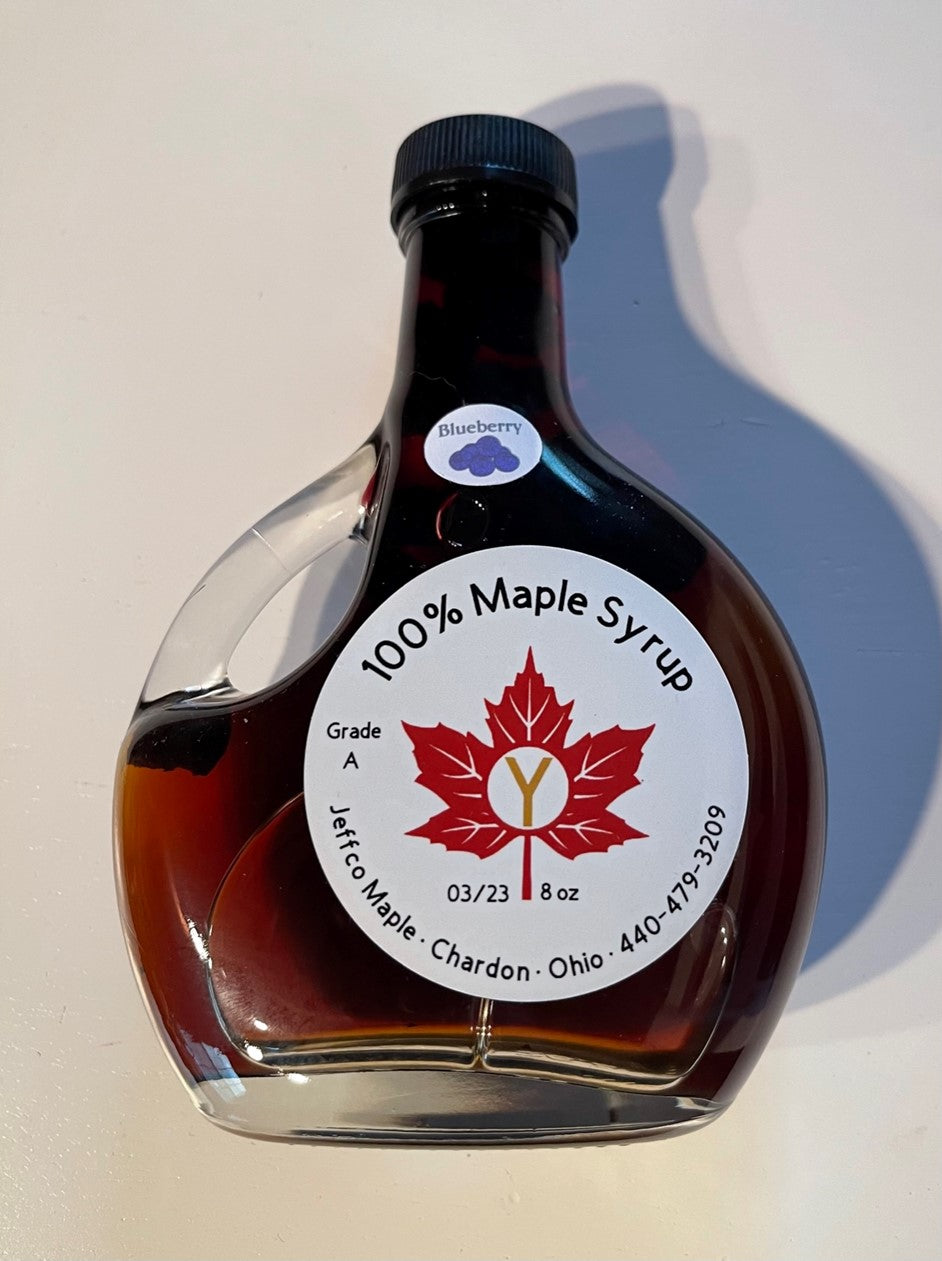 8oz Maple Syrup Blueberry - Dark (Robust Taste)