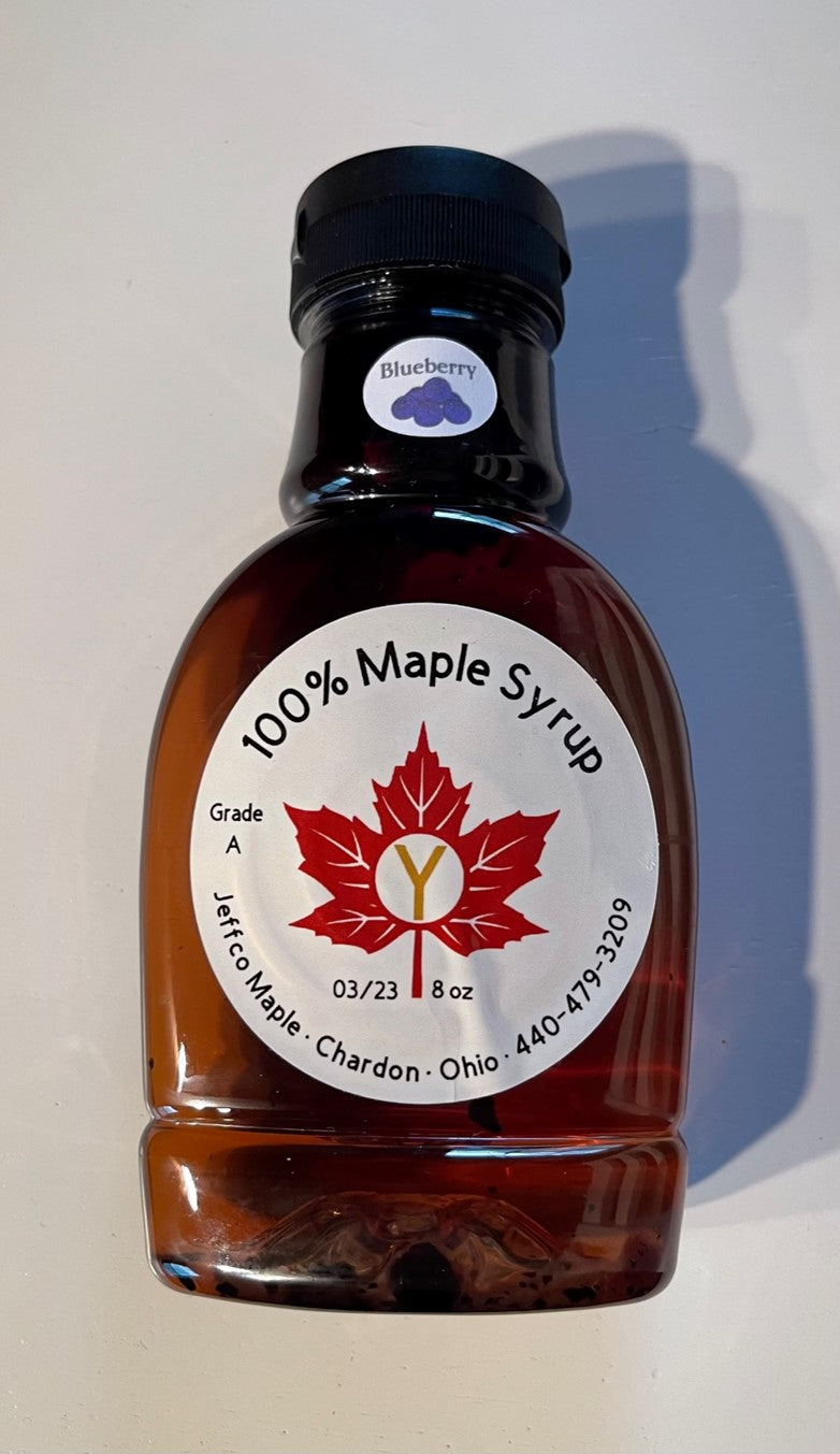 8oz Maple Syrup Blueberry - Amber (Rich Taste)