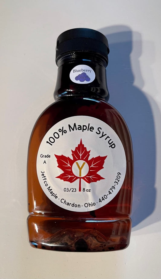 8oz Maple Syrup Blueberry - Amber (Rich Taste)